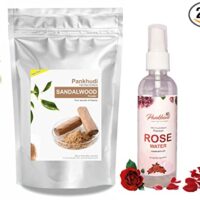 Sandalwood Powder + Pankhudi Rose Water Combo Pack