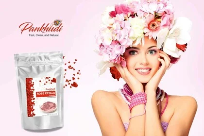 Second image of Rose Petal Powder Pure & Natural – Double Filtered for Skin Radiance