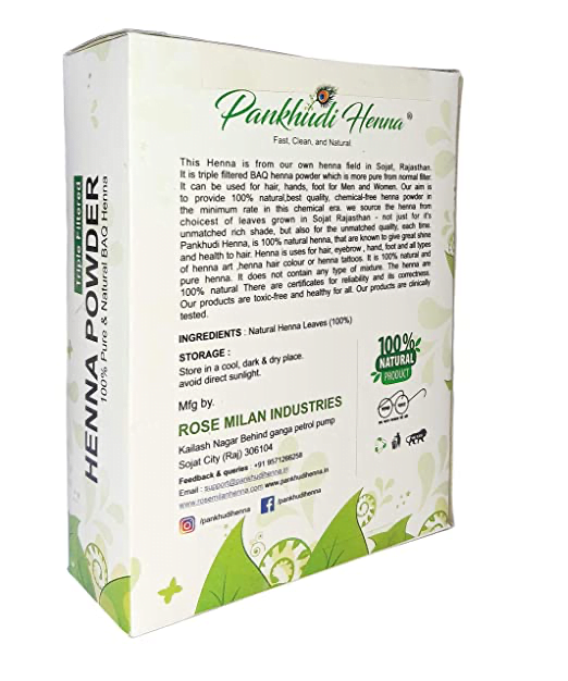 Second image of Premium Henna Powder Triple Filtered – 500g