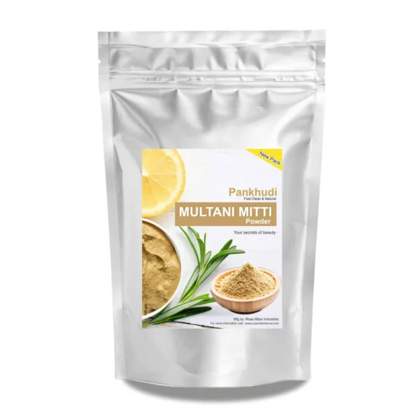 Multani Mitti Powder – 100% Pure & Natural (Fuller's Earth/Calcium Bentonite Clay) – For Face Pack and Hair Pack – 100 gm