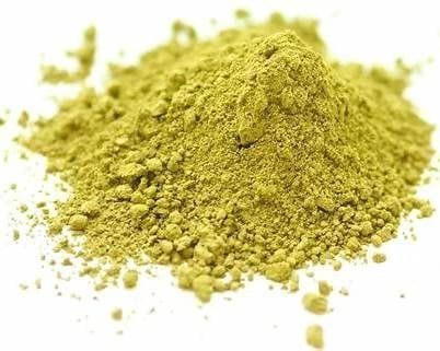 Freshly ground henna powder used for hands and feet mehndi