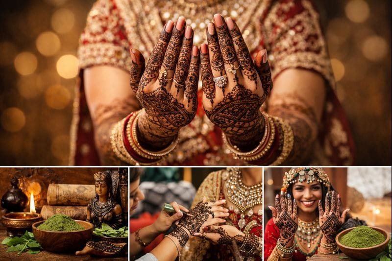 Henna traditions around the world showcasing natural henna art across cultures